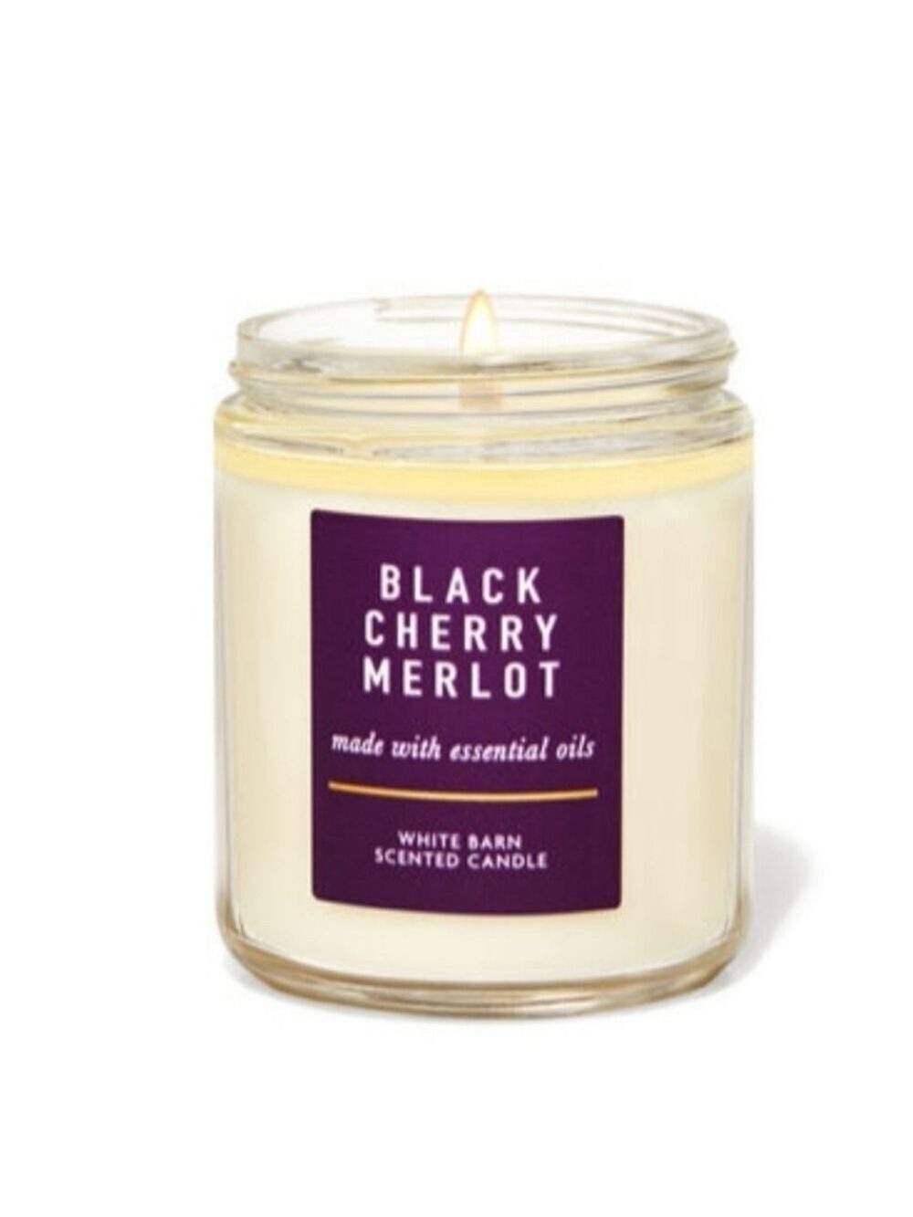 BLACK CHERRY MERLOT SINGLE WICK CANDLE